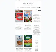 Kleine Seitenvorschau von makeitvegan.de