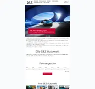Kleine Seitenvorschau von szautowelt.de