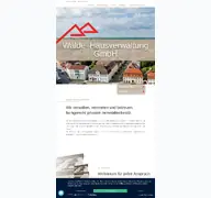 Kleine Seitenvorschau von walde.de