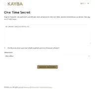 Kleine Seitenvorschau von secret.kayba.de