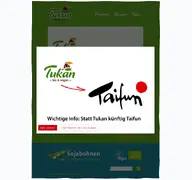 Kleine Seitenvorschau von tukan-vegan.de