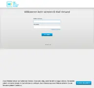 Kleine Seitenvorschau von securemail.haftpflichtkasse.de