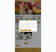 Kleine Seitenvorschau von twinings.de