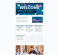 Kleine Seitenvorschau von welcome.univie.ac.at