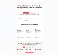 Kleine Seitenvorschau von liedmoment.de