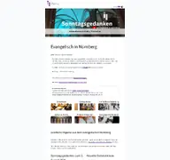 Kleine Seitenvorschau von nuernberg-evangelisch.de