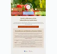 Kleine Seitenvorschau von glantz.de