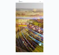 Kleine Seitenvorschau von glasfaserplus.de