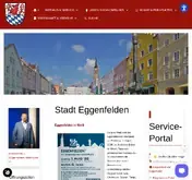 Kleine Seitenvorschau von eggenfelden.de