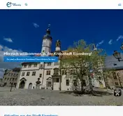 Kleine Seitenvorschau von stadt-eisenberg.de