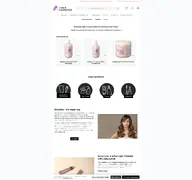 Kleine Seitenvorschau von lisas-hairshop.de