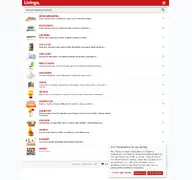 Kleine Seitenvorschau von livingo.de