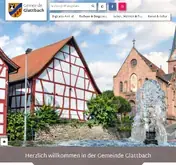 Kleine Seitenvorschau von glattbach.de