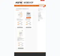 Kleine Seitenvorschau von agfw-shop.de