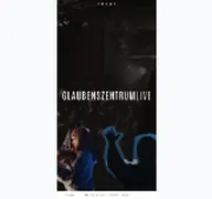Kleine Seitenvorschau von glaubenszentrumlive.de