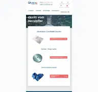 Kleine Seitenvorschau von gleich-aluminium-shop.de