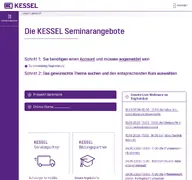 Kleine Seitenvorschau von weiterbildung.kessel.de