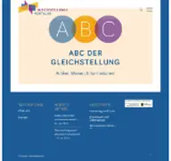 Kleine Seitenvorschau von gleichstellungsportal.de