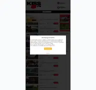 Kleine Seitenvorschau von kissfm.radiogutscheine.de