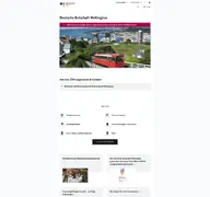 Kleine Seitenvorschau von wellington.diplo.de