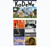 Kleine Seitenvorschau von kadewe.de