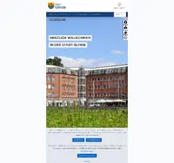 Kleine Seitenvorschau von glinde.de