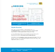 Kleine Seitenvorschau von digitalerbauantrag.bayern.de