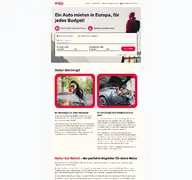 Kleine Seitenvorschau von dollarcarrental.de