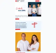 Kleine Seitenvorschau von dein-fsj.de