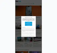 Kleine Seitenvorschau von maclife.de