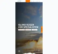 Kleine Seitenvorschau von islandprotravel.de
