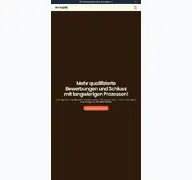 Kleine Seitenvorschau von onapply.de