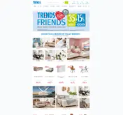 Kleine Seitenvorschau von mailing.trends.de