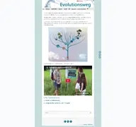 Kleine Seitenvorschau von evolutionsweg.de