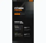 Kleine Seitenvorschau von fitnessforum.de