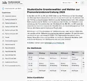 Kleine Seitenvorschau von wahlen.stura-ilmenau.de