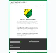 Kleine Seitenvorschau von sv0829friedrichsfeld.de