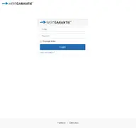 Kleine Seitenvorschau von selfservice.wertgarantie.de