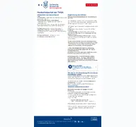 Kleine Seitenvorschau von meine.thga.de