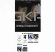 Kleine Seitenvorschau von goalkeeperpro.de