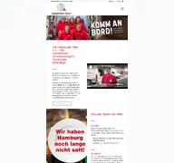Kleine Seitenvorschau von hamburger-tafel.de
