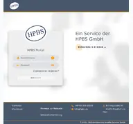 Kleine Seitenvorschau von hpbs-portal.de