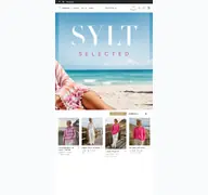 Kleine Seitenvorschau von sylt-selected.de