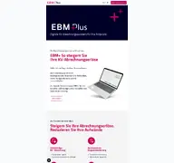 Kleine Seitenvorschau von ebm-plus.de