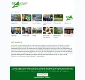 Kleine Seitenvorschau von agwest.de