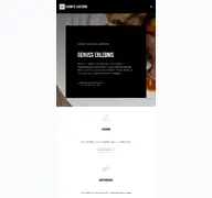 Kleine Seitenvorschau von harrys-catering.de