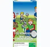 Kleine Seitenvorschau von tus-koenigsdorf.de