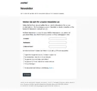 Kleine Seitenvorschau von newsletter.zebnet.de