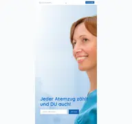 Kleine Seitenvorschau von lungenzentrum-jobs.de