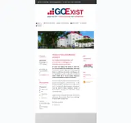 Kleine Seitenvorschau von goexist.de